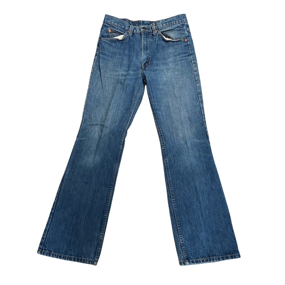 Levis 517 Jeans Mens 31x31 Blue Good Vintage Orange Tab Bootcut 20517-0217 USA